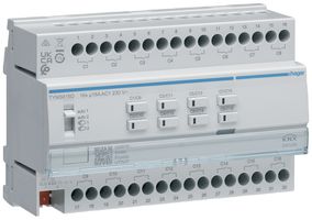 REG-Schalt-Jalousieaktor KNX Secure Hager 16-/8-fach 16A