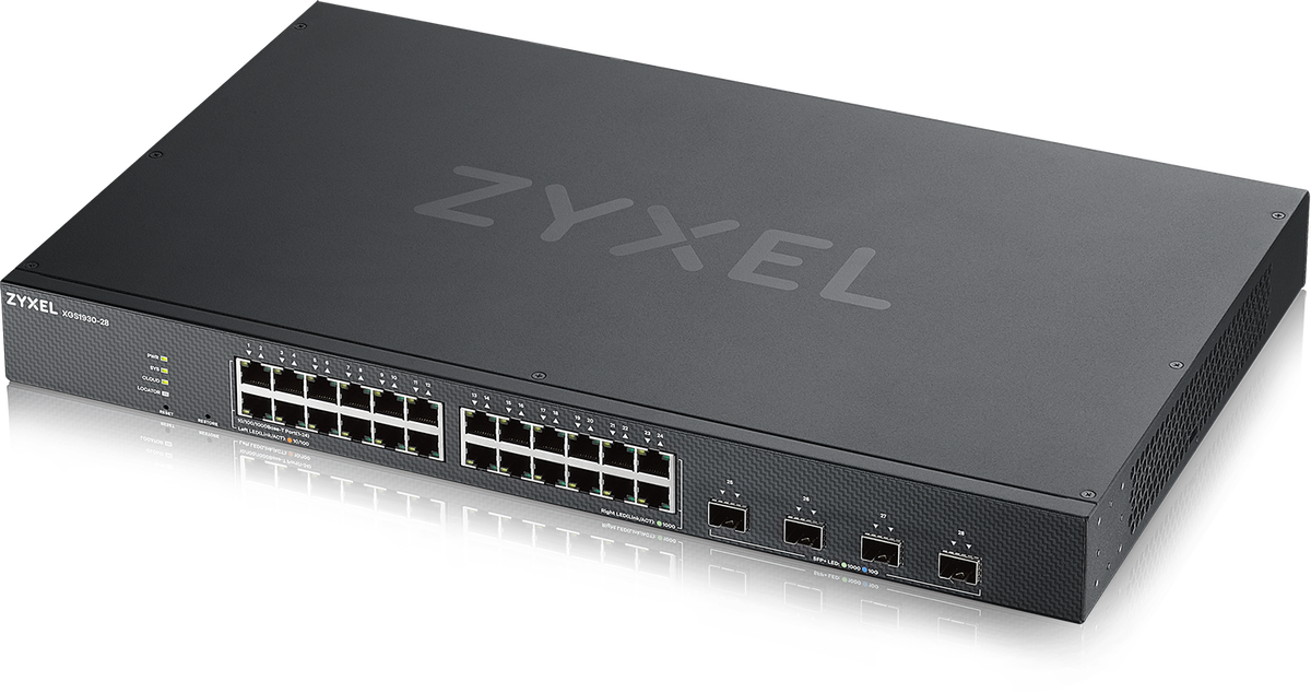 Zyxel XGS1930-28 Switch, 24 GbE & 4x 10 GbE SFP+ Ports