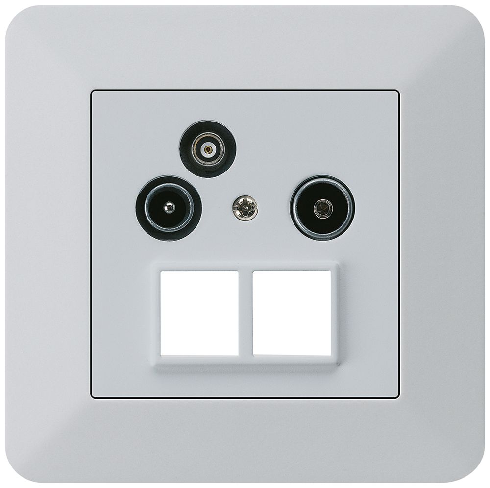 UP-Antennendose R/TV-Daten kallysto.trend HMS 2GHz 10.5db hellgrau