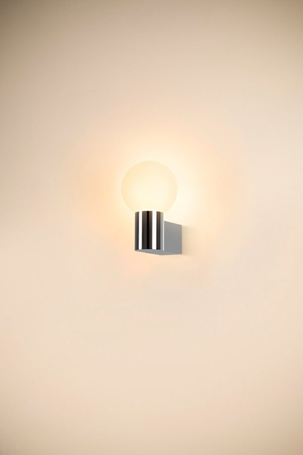 Wandleuchte SLV VARYT E14 1×6W IP44 DIM 119×60×80mm Chrom