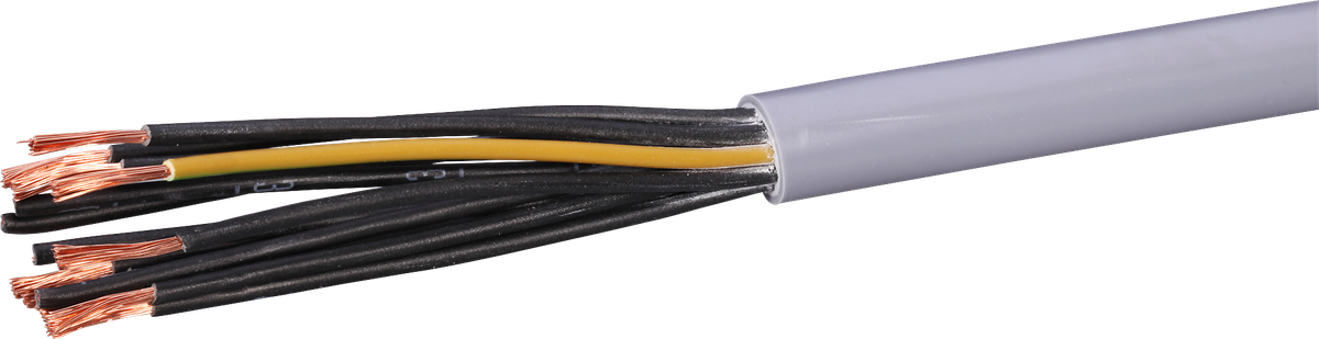 Steuerkabel LiYY 14×1mm² nummeriert grau