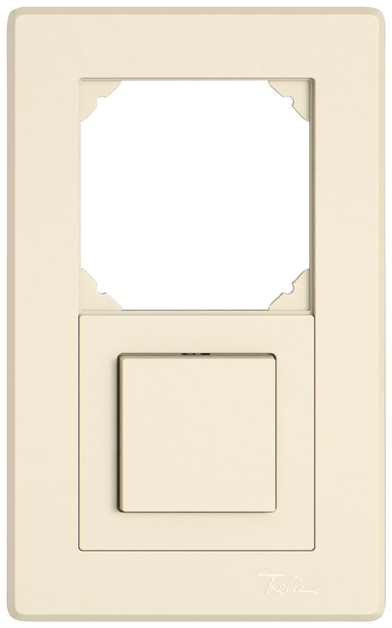 Combinaison ENC EDIZIO.liv SNAPFIX® 2×1 156×96mm vide+schéma 3/1L crema