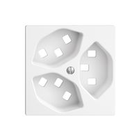 Kit frontale EDIZIOdue bianco 60×60mm 3×T23