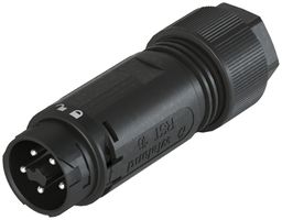 Stecker Wieland RST16I5 S S1 ZT5 SW 5×2.5mm² schwarz