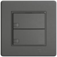 Pulsante universale INC EDIZIO.liv UNI SNAPFIX® s.LED 2× com.1T grs