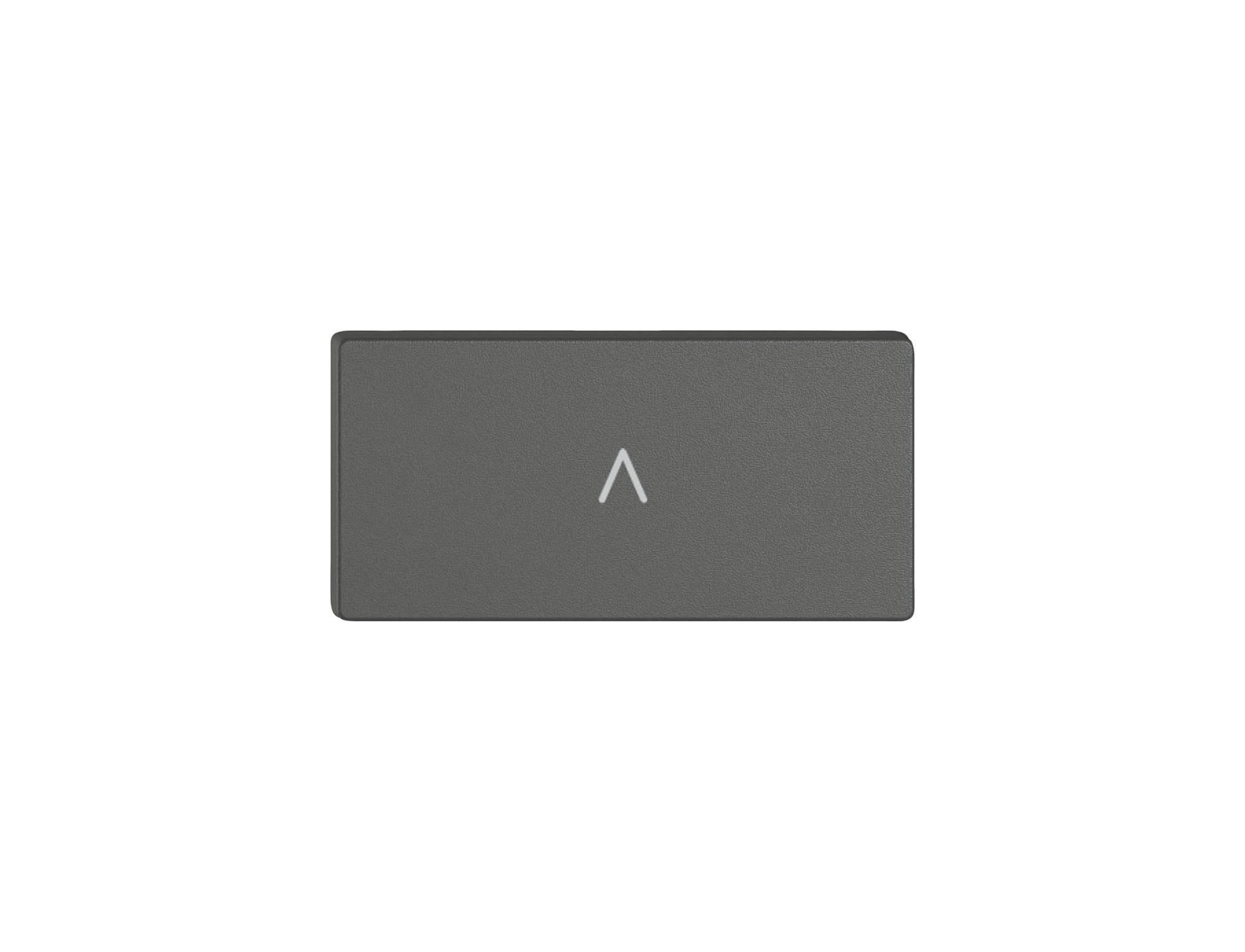 Poussoir 1/2 EDIZIO.liv Wiser avec SNAPFIX® vert.avec symbole flèche grf