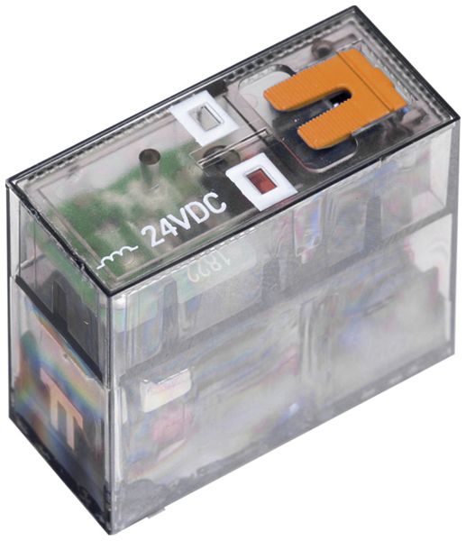 Relais WM CRI20730T 2CO AgNi 184…253VAC 8A/250VAC bouton test