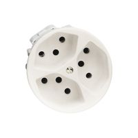 UP-Steckdose FH 3×T13/3S orange