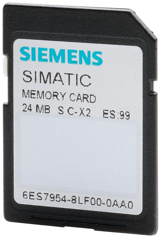 Scheda di memoria Siemens per SIMATIC S7-1x00, SD 24MB