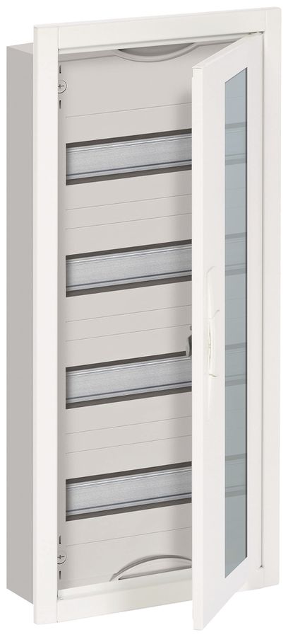 Tableau de distribution ENC ABB 4r/48PLE IP31 avec porte transparente