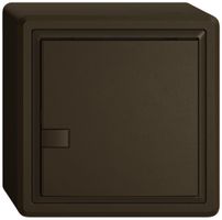 Poussoir universel AP EDIZIO.liv UNI SNAPFIX® 12…48V s.LED 1× comm.1T br