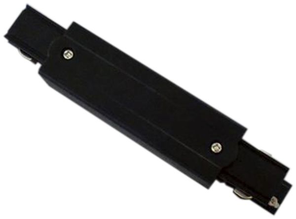 Verbinder DOTLUX dreiphasig, gerade mit Mitteleinspeisung schwarz