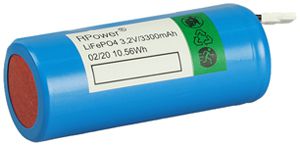 Accu de rechange RPower pour éclairage de sécurité LiFePO4 3.2V/3300mAh