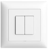 UP-Bedienaufsatz zu Druckschalter 2K/2T Edue Wiser weiss