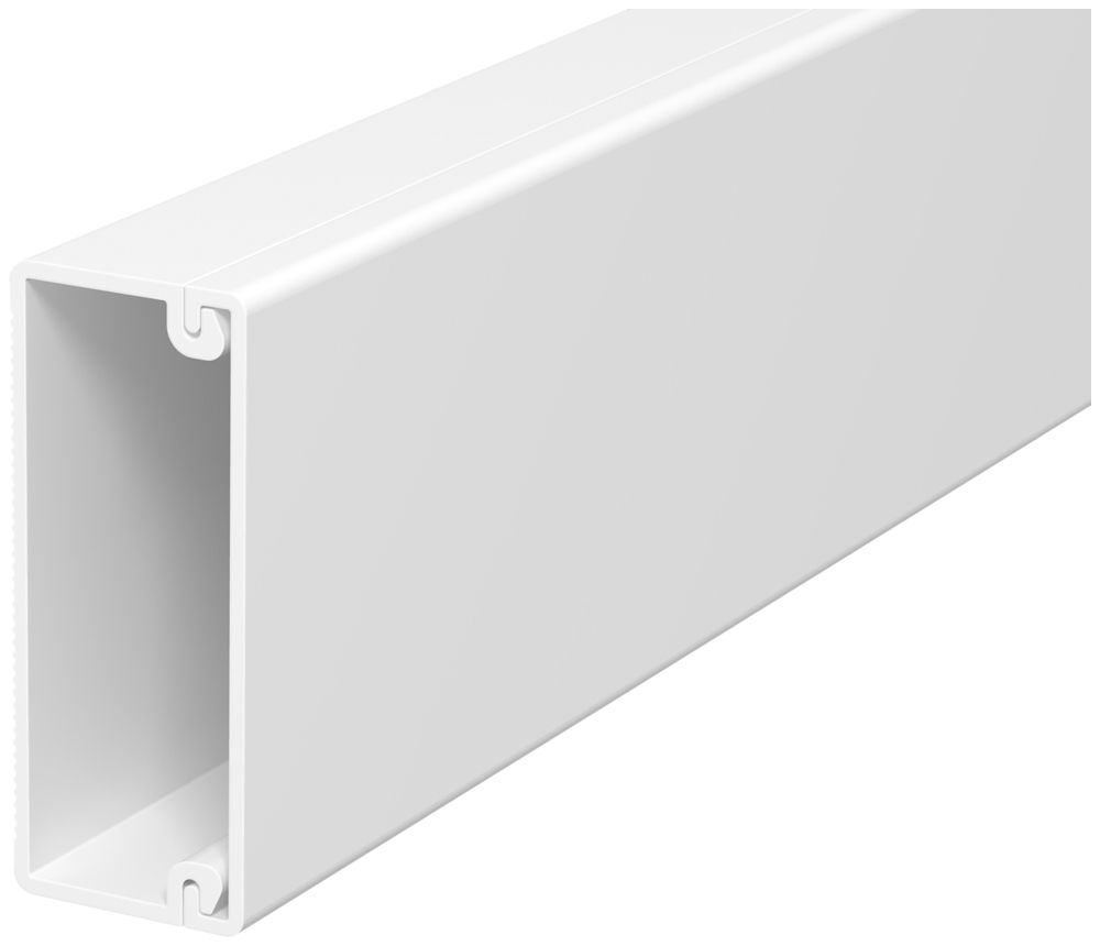 Canal d'installation Bettermann WDK 50×20×2000mm PVC blanc pur