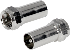 Adapter IEC-Stecker/F-Stecker DV59S