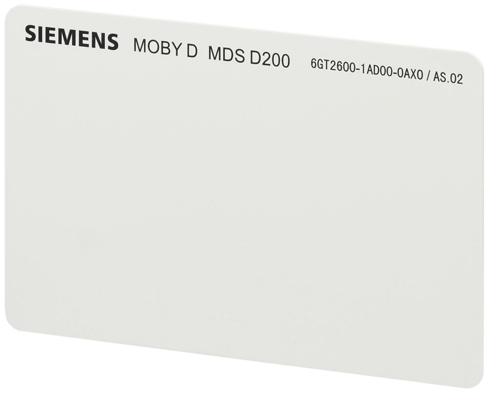 Transponder Siemens MDS D200 per RF200/300 ISO/MOBY D TI TAGIT HFI, carta