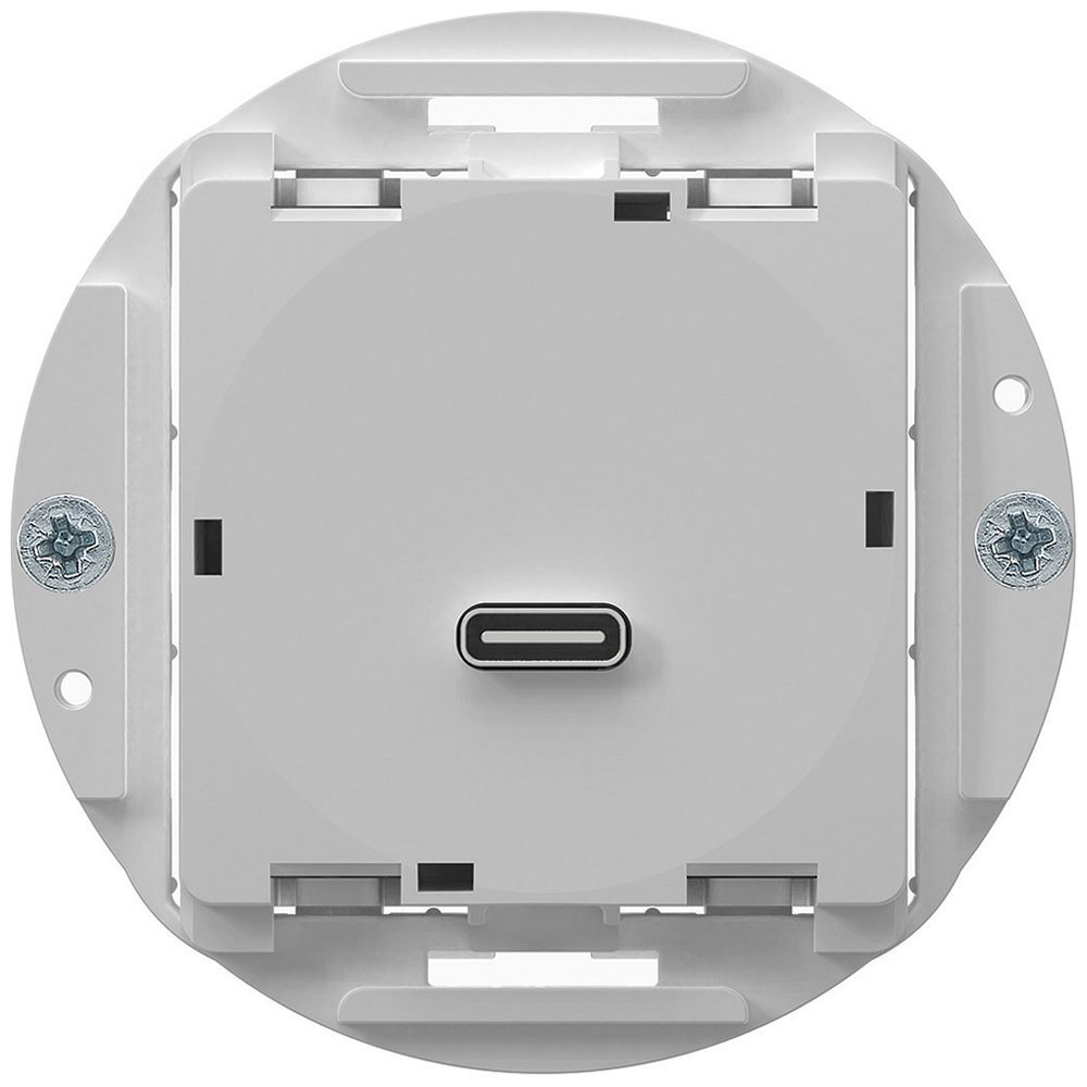 Presa di ricarica USB Hager tipo C 65W 3250mA