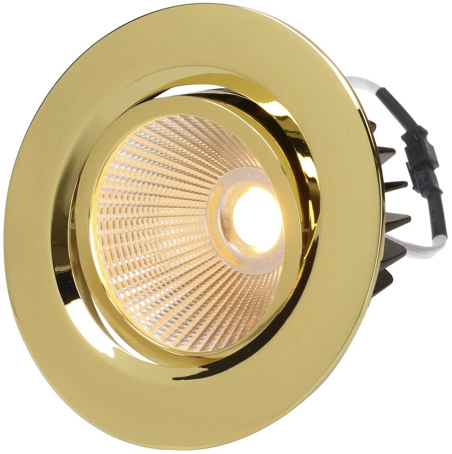 Spot LED INS maxLUCE AXO 10.5W 230V DIM 830lm 927 foro Ø80mm 38° IP44 oro