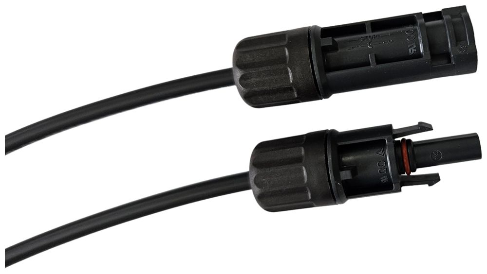 Câble de rallonge PV ELBRO MC4 20m 4mm² 1×fiche 2×prise no