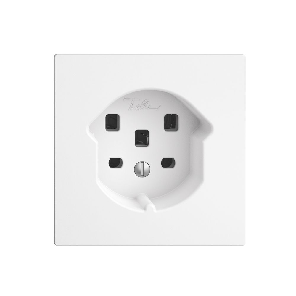 Steckdose EDIZIOdue T25 16A weiss, mit Steckklemmen