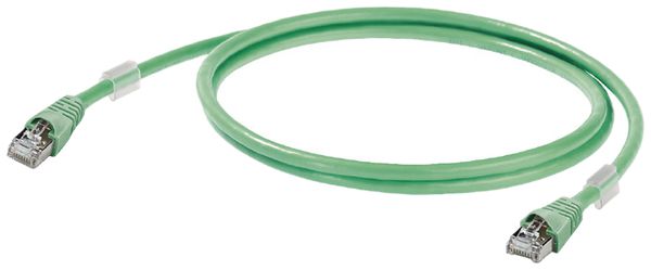 Câble patch Weidmüller CabinetLine cat.6 LSZH RJ45/RJ45 0.5m vert