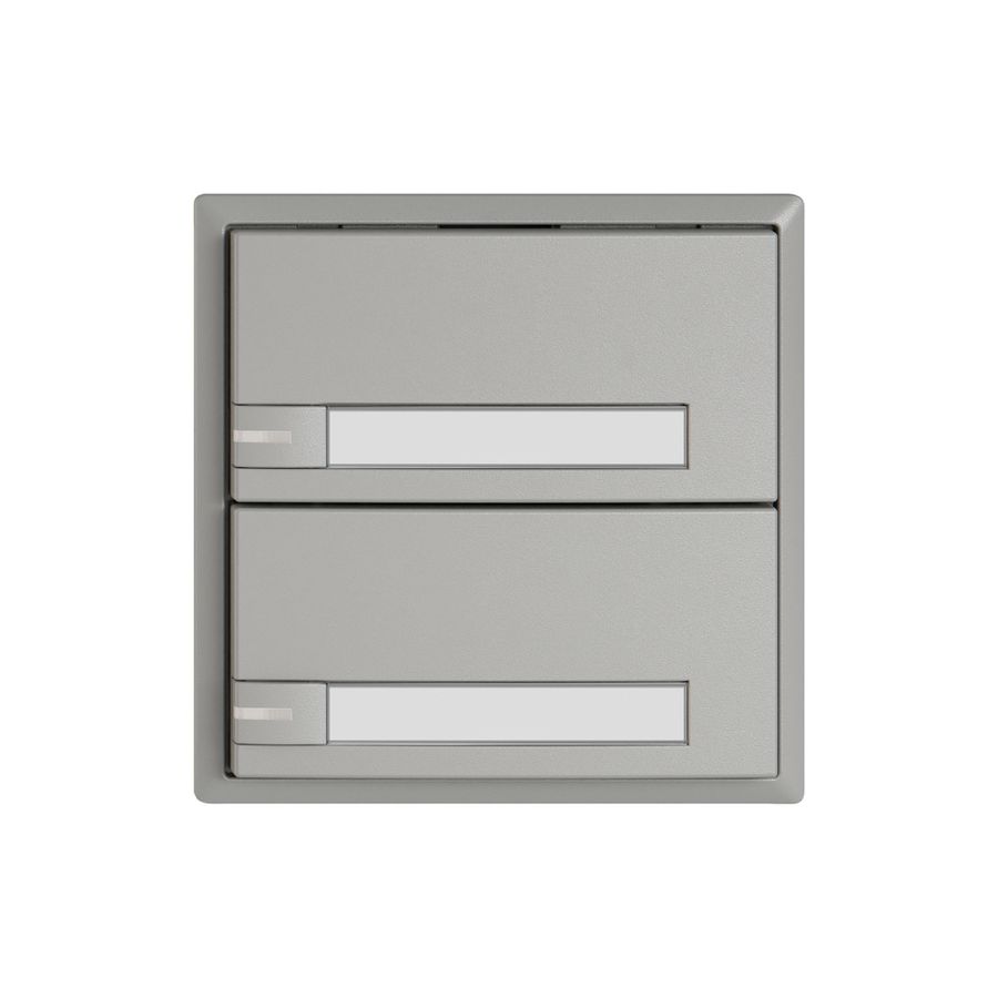 Universaltaster EDIZIO.liv UNI SNAPFIX® m.LED RGB 2× 1-Tbed.Pap.hgu