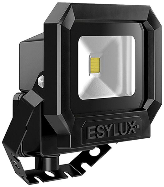 LED-Strahler ESYLUX OFL SUN, 10W 3000K 800lm 133×75×150mm IP65, schwarz