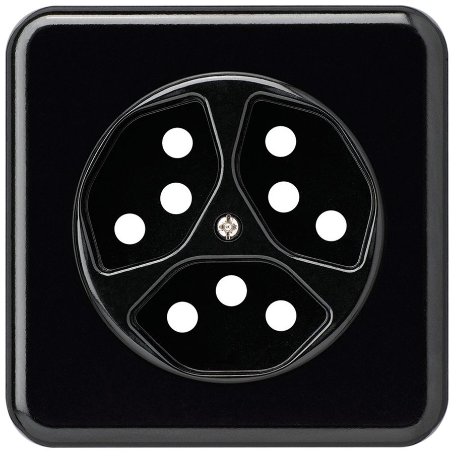 UP-Frontset basico 3×Typ 13 schwarz 86×86mm