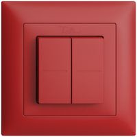 Pulsante RF ENC EnOcean Feller EDIZIOdue FMI, 4K/2T, senza batterie, berry