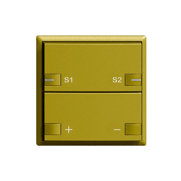 UP-Taster ZEP Universaldimmer Szene 1K/2T EDIZIOdue olive