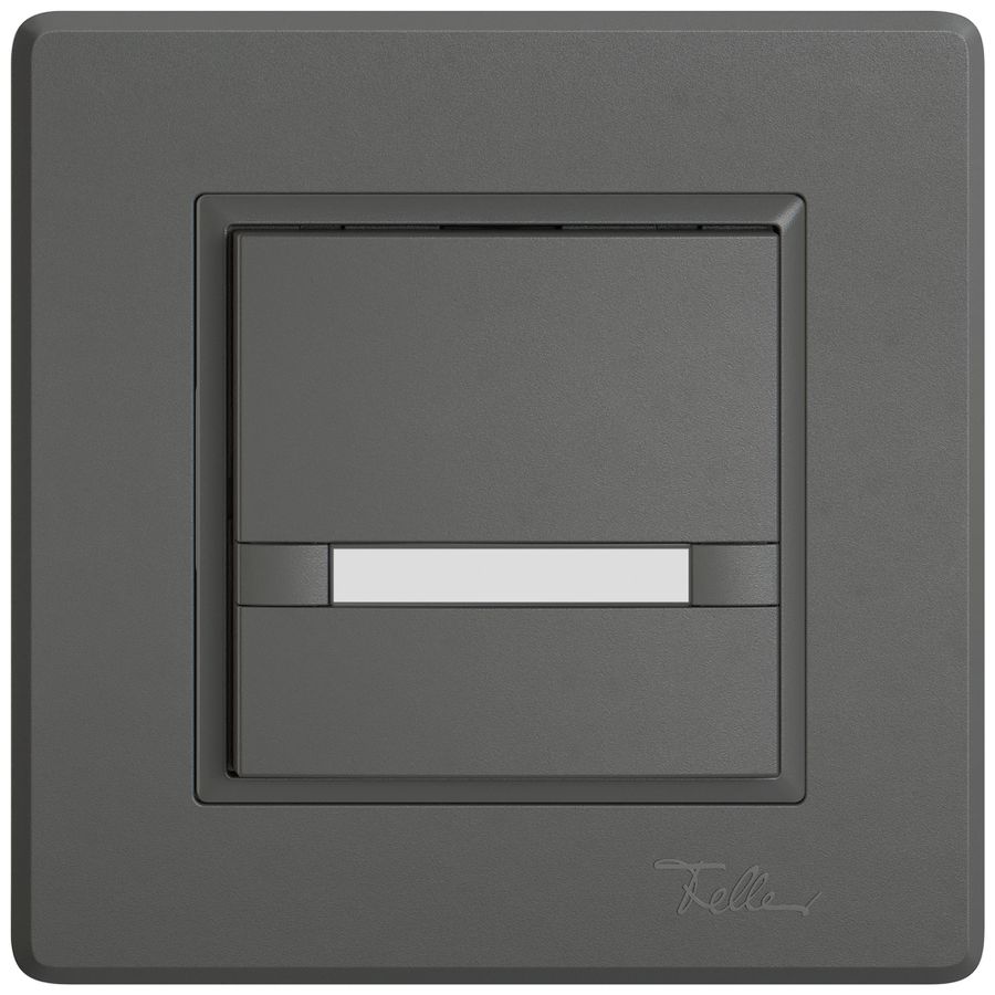 UP-KNX-Taster RGB EDIZIO.liv SNAPFIX® Temperaturfüh.o.LED Pap.1×T 2-Tbed.dgu