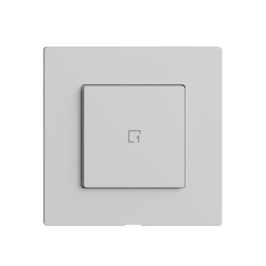 Commande pour poussoir scène 1 scène/1T Edue Wiser gris clair