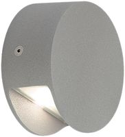 LED-Wandleuchte SLV PEMA, 4.7W 120lm 3000K IP44 silbergrau