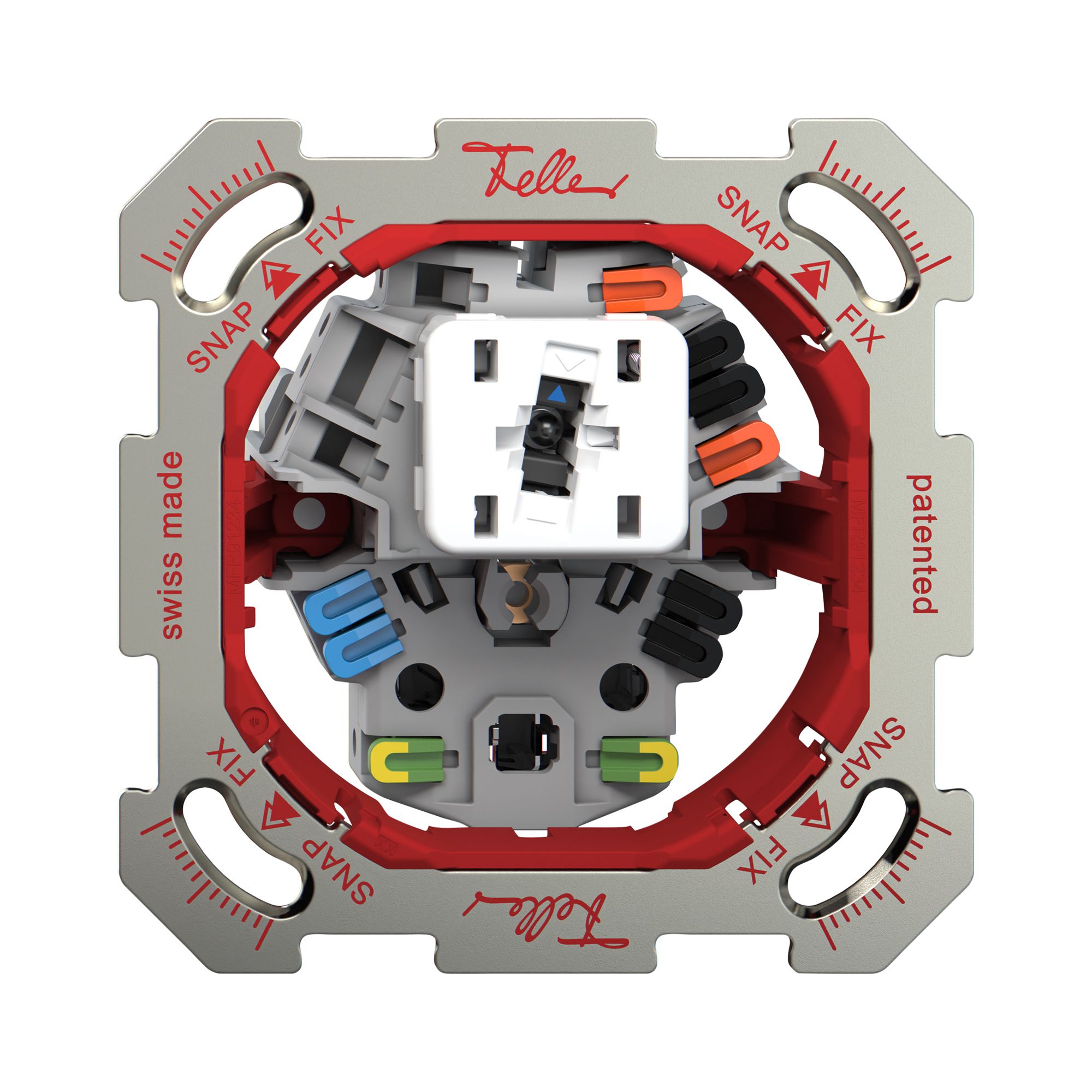 Combinazione INC Feller SNAPFIX® S3L+T13 lat.bl