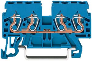 Borne WAGO 4L 0.8…4mm² blue