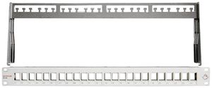Patchpanel 19" Dätwyler KS 24x, 24-Port Keystone leer geschirmt 1HE gu