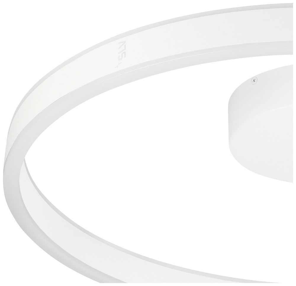 Plafonnier/applique LED SLV ONE 60 CW 23W 750lm 927/930 DALI Ø600 blanc