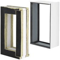 Anpassstück tehalit FWK 90 E90/30 100×260mm, verkehrsweiss