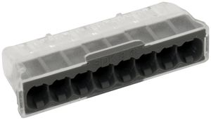 Verbindungsklemme Electro Terminal 8P 0.5…2.5mm² grau transparent