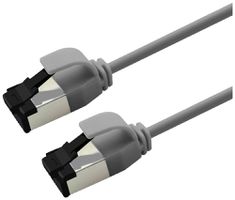Patchkabel RJ45 ROLINE CAT8.1 U/FTP AWG32 1:1 LSZH grau 0.15m