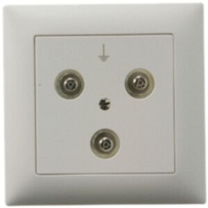UP-Erdsteckdose EDIZIOdue 3 Stecker für Potentialausgleich