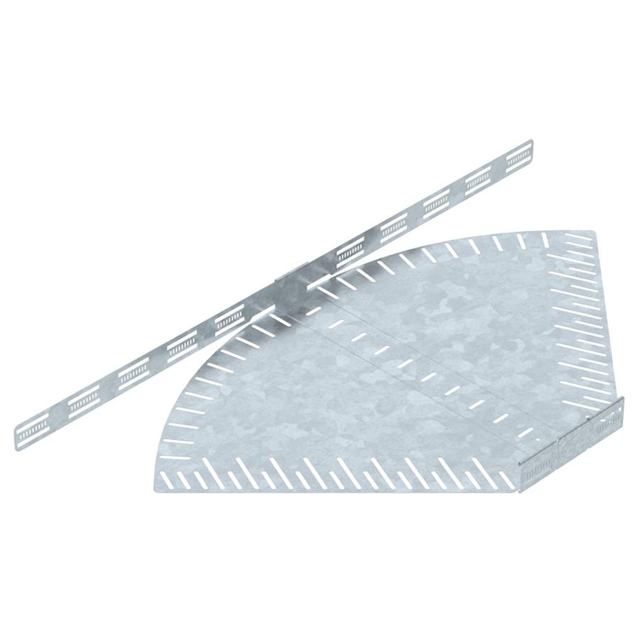 Coude BET RB W réglable 60×600mm acier galvanisé à chaud