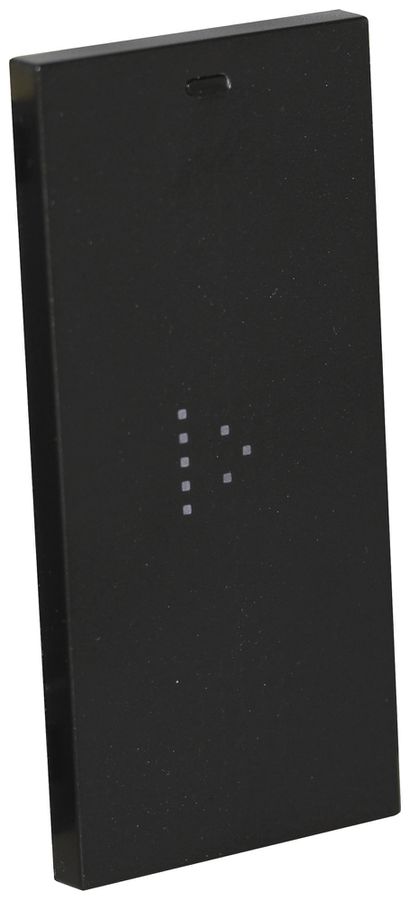 Commande tactile Living Now MyHOME contrôle total 1 module noir