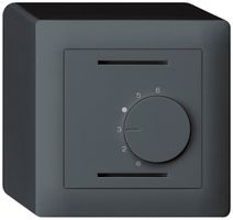 Thermostate d'ambiance AP kallysto anthracite sans interrupteur