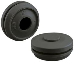 Doppelmembranstutzen Spelsberg DMS M40 TPE Ø46.5×18.6 Ø17…28mm IP66 schwarz