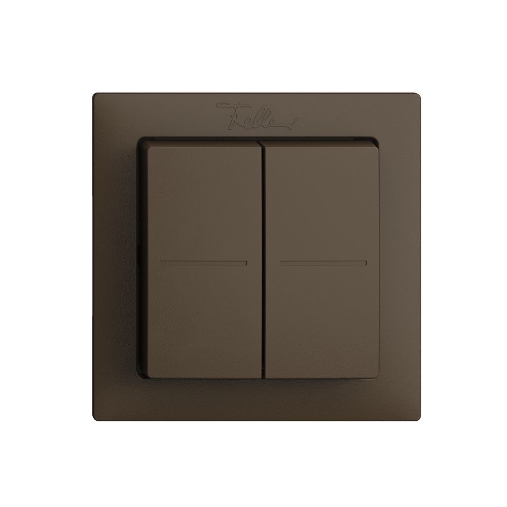 Funktaster Smart Light Control Feller EDIZIOdue F, Philips Hue 4K/2T, coffee