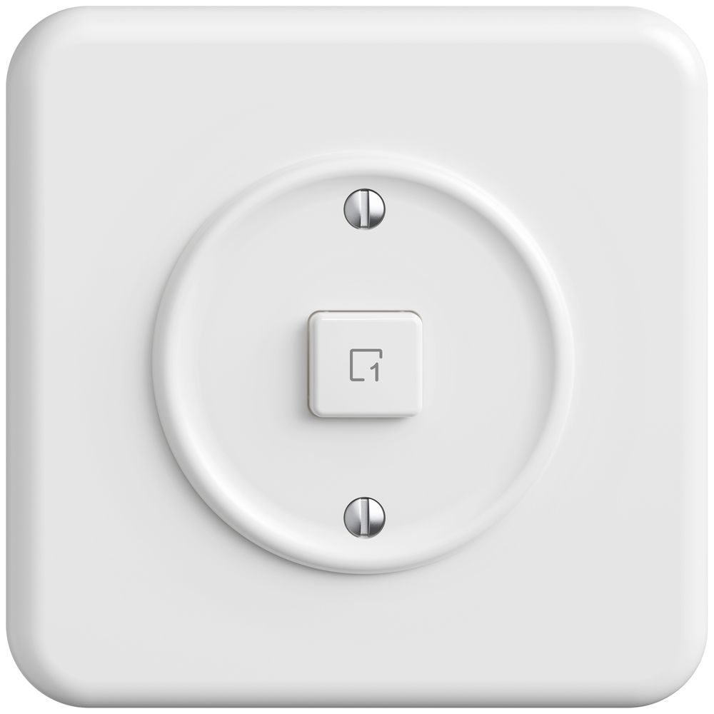 Comando per pulsante scena INC 1 scena/1T Sdue Wiser bianco