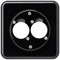 Kit de montage ENC pour 2 XLR noir basico