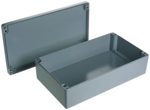 AP-Gehäuse Woertz Al 400×230×110mm grau IP65 Lithos